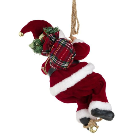 Figurina Decorativa Suspendabila Mos Craciun cu Sac 30cm [2]