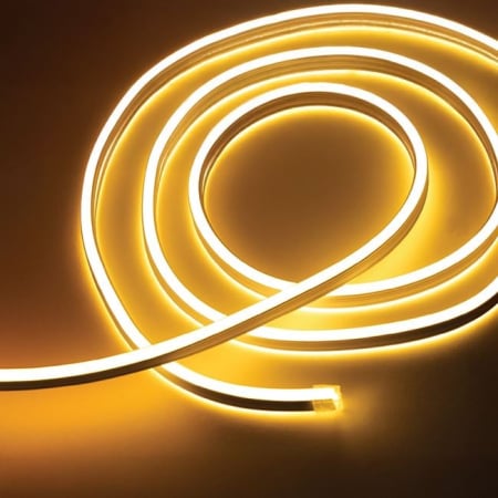 Instalatii Led Tip Furtun - Furtun Luminos Neon cu 120 de LED-uri/m 5m - Alb Cald