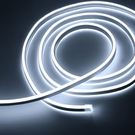 Instalatii Led Tip Furtun - Furtun Luminos Neon cu 120 de LED-uri/m 5m - Alb Rece