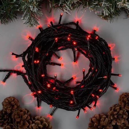 Instalatii Liniare Tip Rola - Instalație Bandă Luminoasă LED pe Rolă 20m – Roșu, Exterior/Interior, Economă