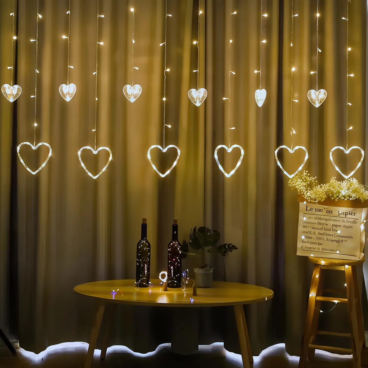 Instalatii Led - Instalatie Inima 12 Fire Alb Rece