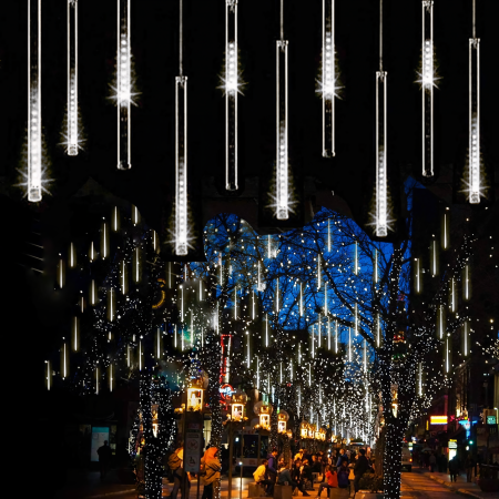 Instalatii Led - Instalație de Crăciun 3m cu 8 Tuburi LED 50cm Multicolor