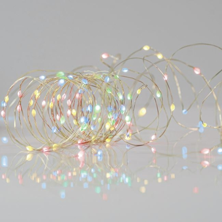 Instalatie de Lumini cu 100 de Becuri LED Milky 4.95m - Multicolor [1]