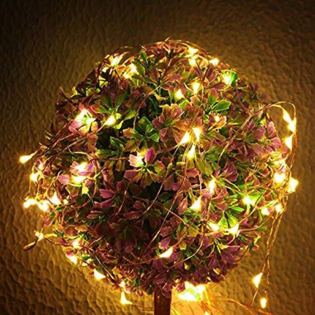 Instalatie de Lumini cu 200 de Becuri LED Copper 19.90m de Interior & Exterior - Alb Extra Cald [5]