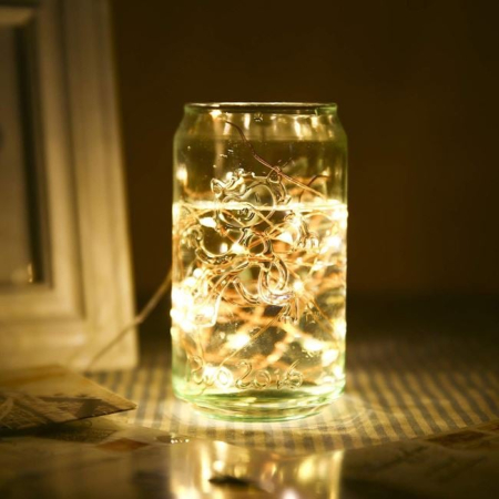 Instalatie de Lumini cu 200 de Becuri LED Copper 19.90m de Interior & Exterior - Alb Extra Cald [4]