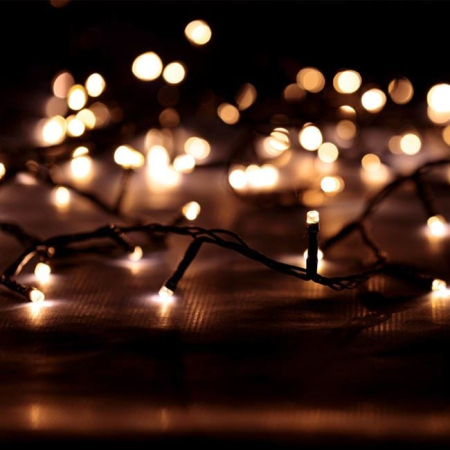 Instalatii Led - Instalatie de Lumini cu 200 de becuri LED Extensibila cu Telecomanda de Interior & Exterior 13.05m - Alb Cald / Multicolor