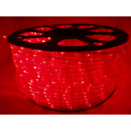 Instalatii Led Tip Furtun - Instalație Furtun LED 80m Rosu – Exterior/Interior, Flexibil, Economic