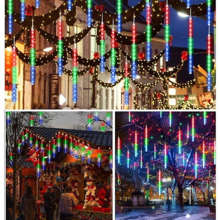 Instalatii Led - Instalatie Luminoasa multicolor 8 Tuburi 80 cm