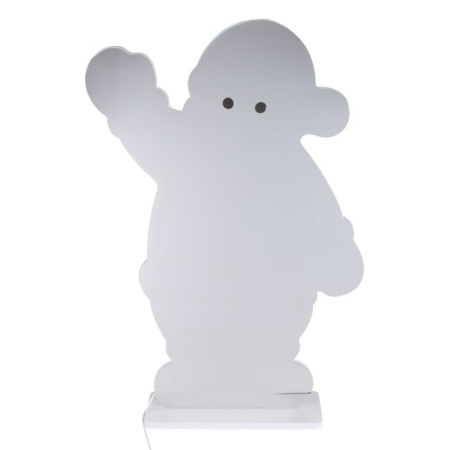 Lampa Oglinda Decorativa de Craciun Mos Craciun cu Efect Infinit & LED 38x10x59cm [2]