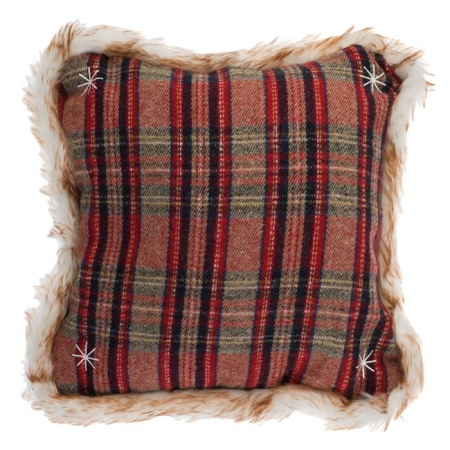 Perna Decorativa cu Mos Craciun 3D pentru Canapea 33x33cm [3]
