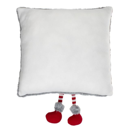 Perna Decorativa de Craciun Gri cu Figurina Gnome 3D 35x50cm [3]