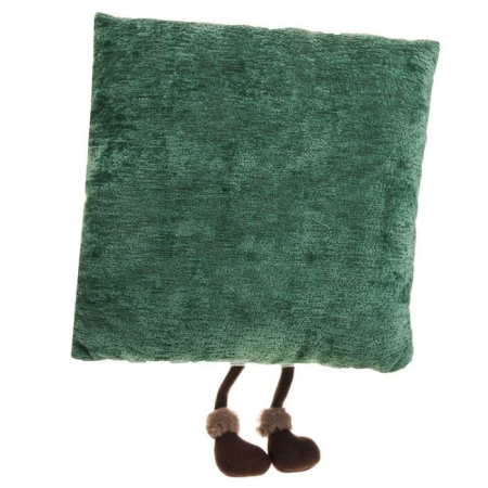 Perna Decorativa de Craciun Verde Ciel cu Figurina Gnome 3D 35x35cm [3]