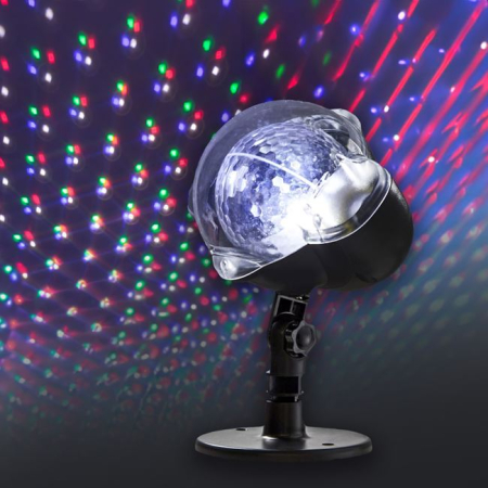 Proiector Laser Craciun - Proiector Laser cu Lumina Buline Colorate de Interior & Exterior
