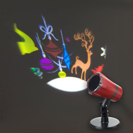 Proiector Laser Craciun - Proiector Laser Ritmic cu Imagini Figurine de Interior & Exterior