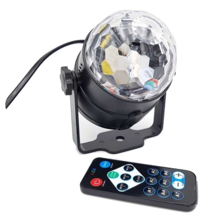 Proiector Lumini Disco DIV 6 cu Senzor de Sunet – Efecte RGB, Party Lights, Jocuri de Lumină [2]