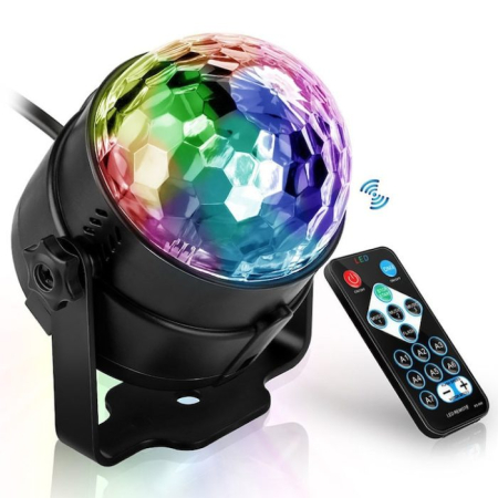 Proiector Laser Craciun - Proiector Lumini Disco DIV 6 cu Senzor de Sunet – Efecte RGB, Party Lights, Jocuri de Lumină