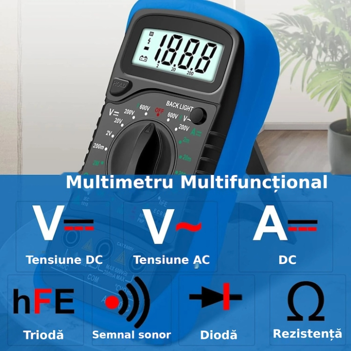 Multimetru digital Brilliant Tools BT122900 cu certificat de etalonare [2]