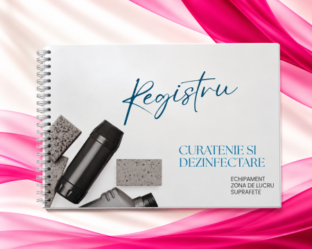 Produse - Registru de curățenie și dezinfecție pentru saloane de înfrumusețare