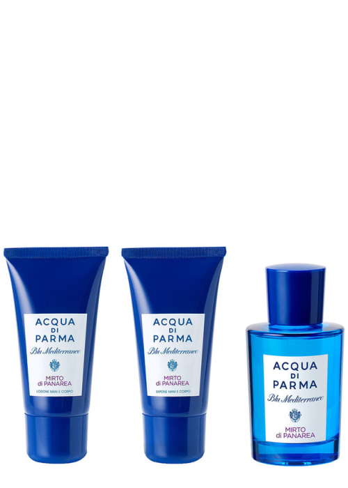 Acqua Di Parma Blu Mediterraneo Mirto Di Panarea Set Cadou: Apa de Toaleta 100 ml + Gel de Dus 75 ml + Lotiune de Corp 75 ml Unisex | Eterna Beauty [3]