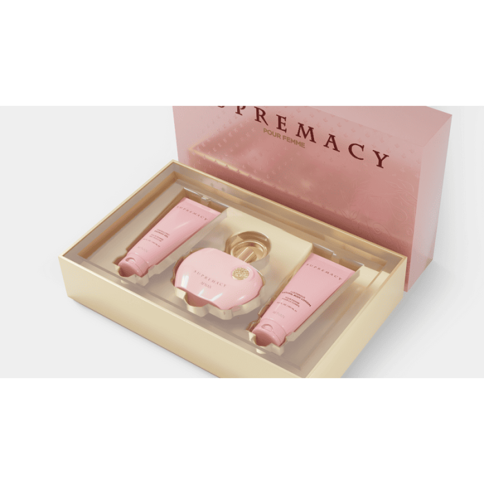 Afnan Supremacy Pink Set Cadou: Apa de Parfum 100ml + Gel de dus 100ml + Lotiune de corp 100 ml Femei | Eterna Beauty [3]