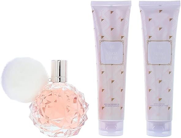 Ariana Grande Ari - Set Cadou (Apa de parfum 100 ml + Body Souffle 100 ml + Gel de dus 100 ml) Femei - Eterna Beauty [2]