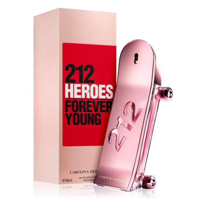 Carolina Herrera 212 Heroes Forever Young - Apă de Parfum, 80 ml, Femei - imagine principală [2]