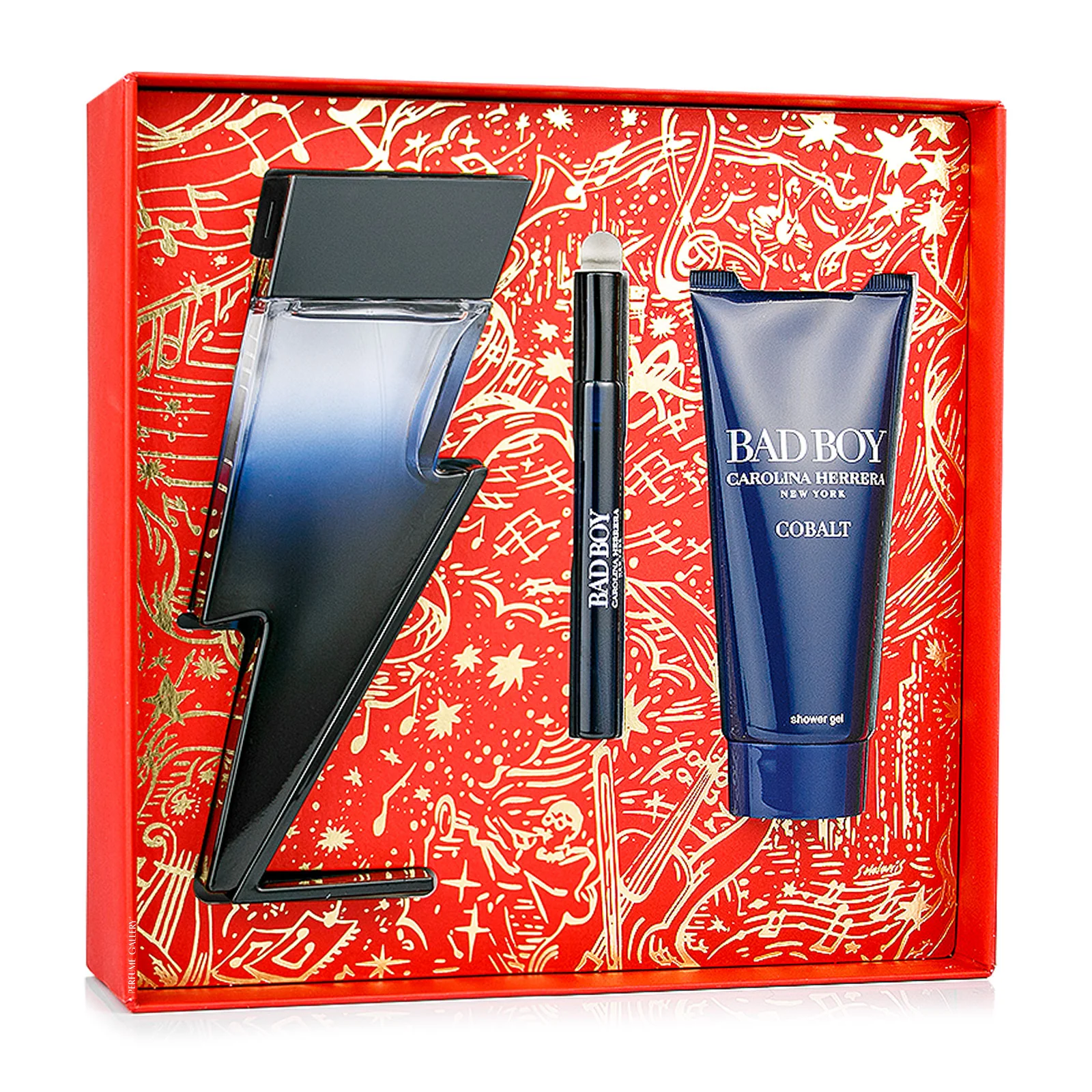 Carolina Herrera Bad Boy Cobalt Set Cadou: Apa de Parfum 100 ml + Gel de dus 100 ml + Apa de Parfum 10 ml Barbati | Eterna Beauty [2]