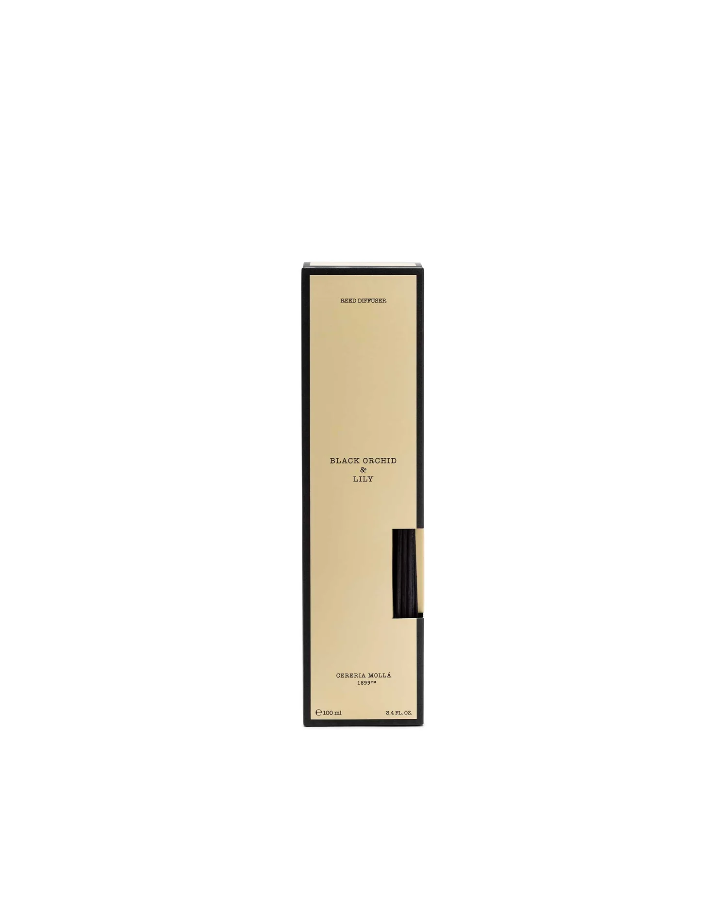 Cereria Mollá Black Orchid & Lily - Difuzor cu bețișoare, 100 ml - imagine produs [3]