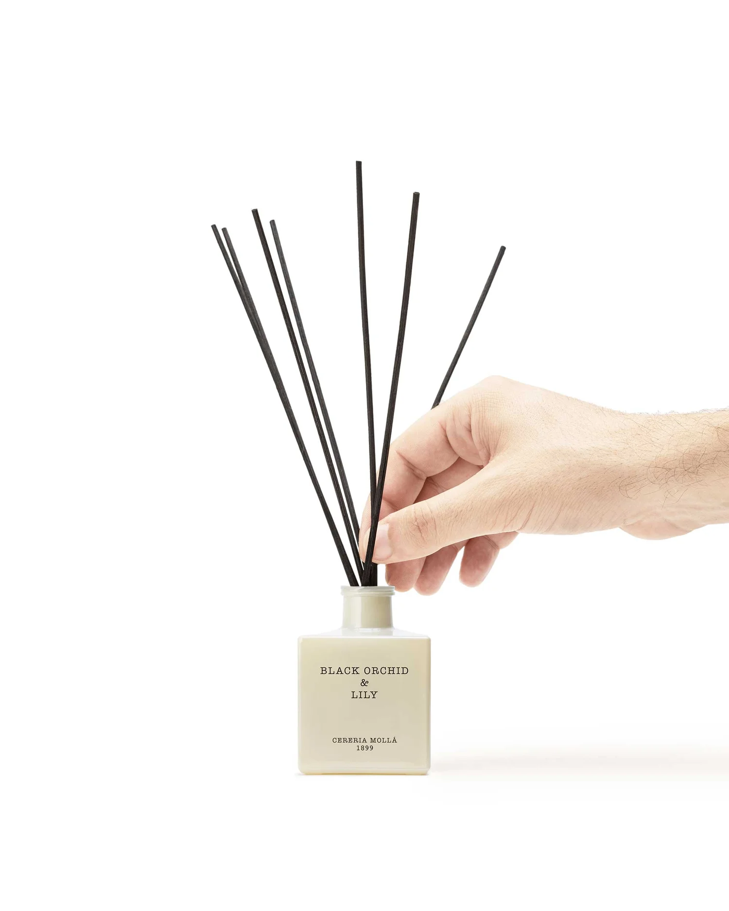 Cereria Mollá Black Orchid & Lily - Difuzor cu bețișoare, 100 ml - imagine produs [4]