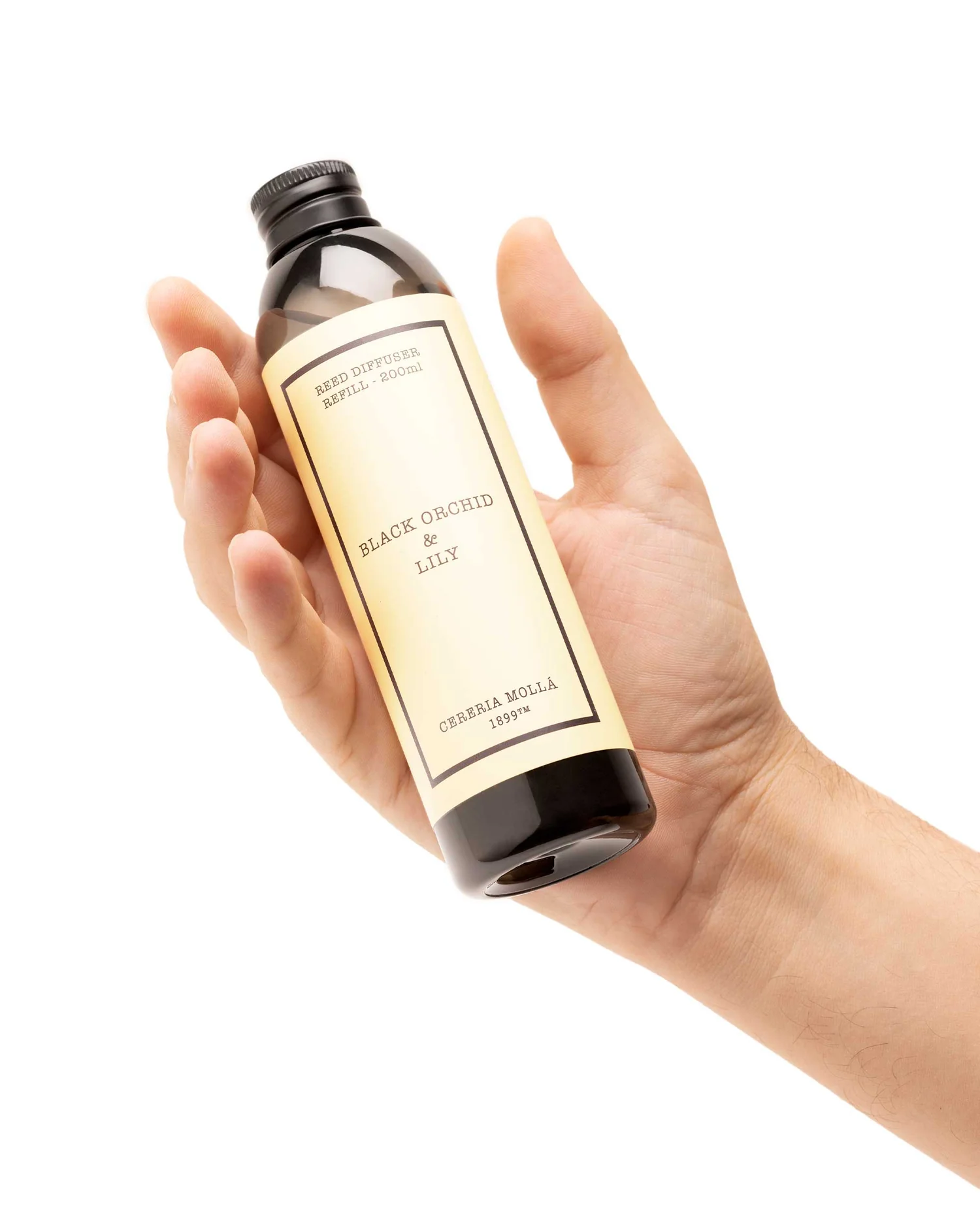 Cereria Mollá Black Orchid & Lily - Rezervă difuzor cu bețișoare, 200 ml - imagine produs [2]