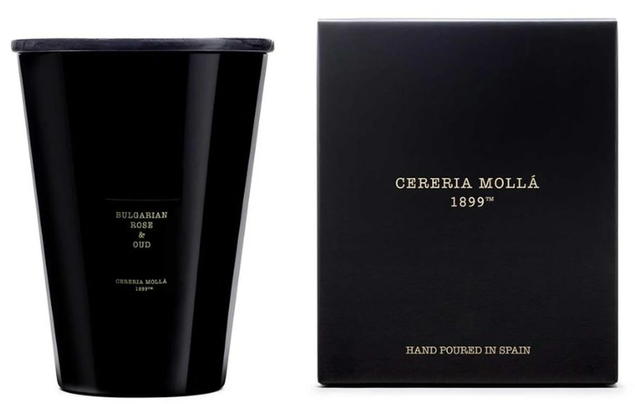 Cereria Mollá Bulgarian Rose & Oud - Lumânare parfumată XXL, 3,5 kg - imagine principală [2]