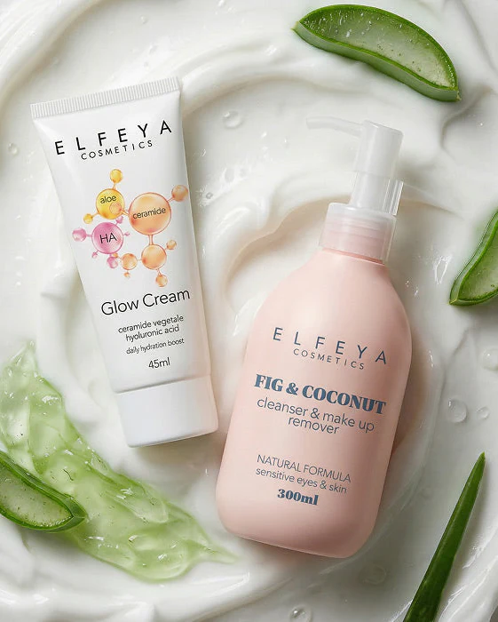Elfeya Cosmetics Glow Hydrating Face Cream cu ceramide și acid hialuronic - cremă hidratantă, 45 ml - imagine principală [3]