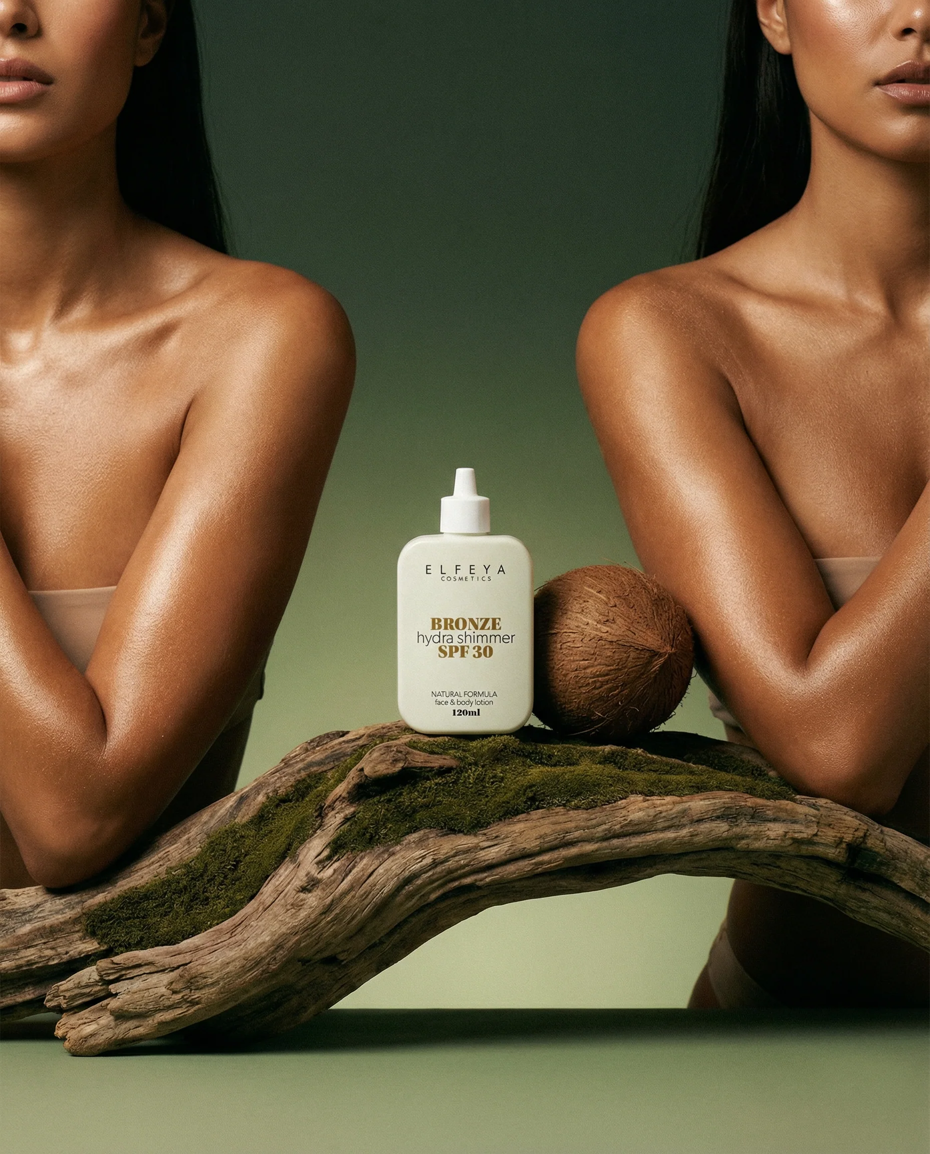 Elfeya Cosmetics SPF 30+ Mineral Bronze Face & Body Milk - lapte mineral cu protecție solară pentru față și corp, 120 ml - imagine principală [4]
