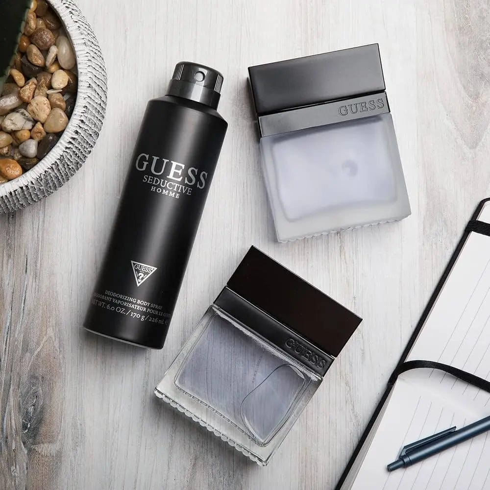 Guess Seductive - Set Cadou (Apa de toaleta 100 ml + Gel de dus 100 ml + Spray de corp 226 ml + Geanca cosmetice Barbati - Eterna Beauty [6]