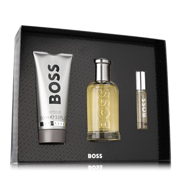 Hugo Boss Bottled Set Cadou: Apa de Toaleta 100 ml + Gel de dus 100 ml + Apa de Toaleta 10 ml Barbati | Eterna Beauty [2]