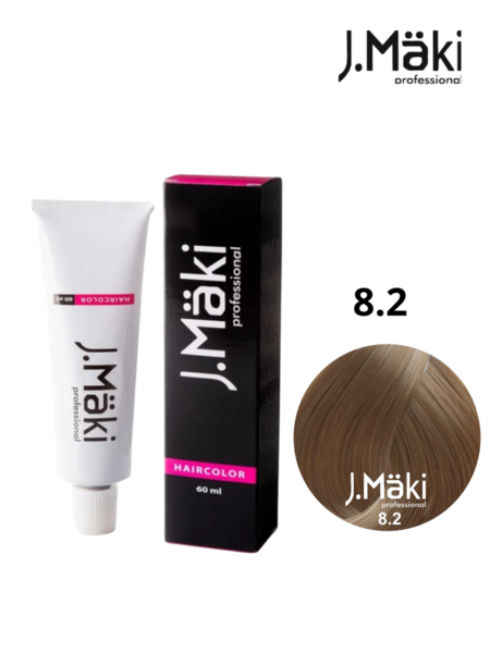 Vopsea permanentă J.Maki 8.2 Blond perlat deschis 60 ml [2]