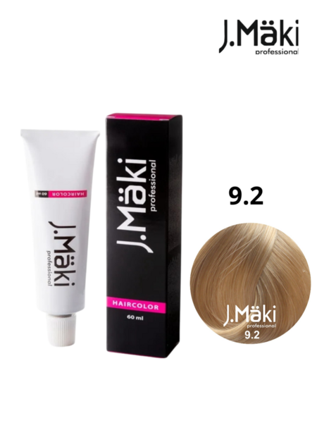 Vopsea permanentă J.Maki 9.2 Blond perlat foarte deschis 60 ml [2]