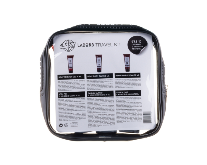 Labor8 Hemp Set pentru calatorie 3x75 ml – Eterna Beauty [3]