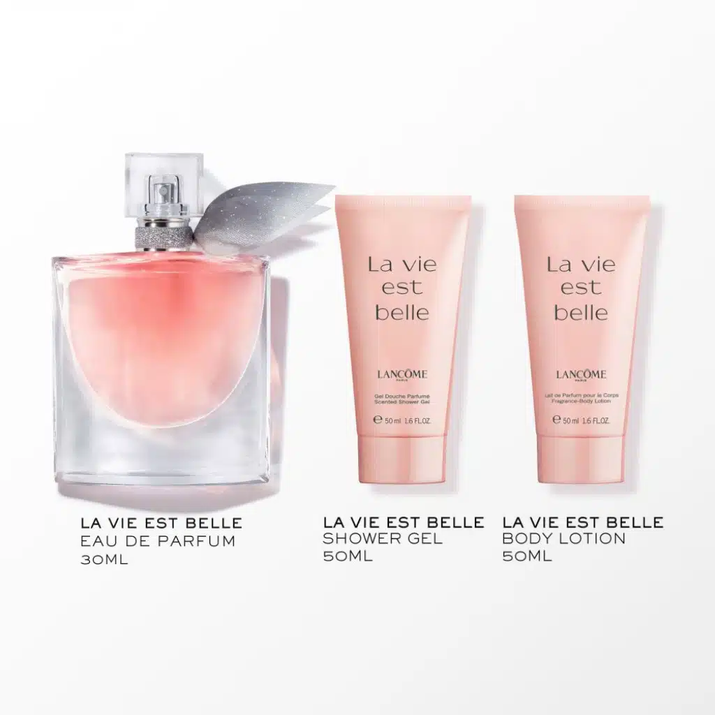 Lancome La Vie Est Belle Set Cadou (Apa de Parfum 30 ml + Gel de dus 50 ml + Lotiune corp 50 ml) Femei - Eterna Beauty [2]