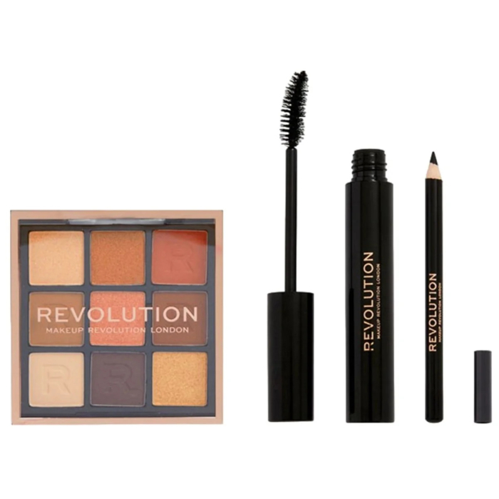 Makeup Revolution Into The Bronze - Set machiaj ochi, 3 produse - imagine produs [2]