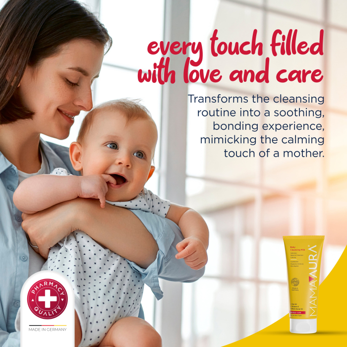 Mamaaura Baby Cleansing Milk - lapte de curățare pentru bebeluși, 200 ml - imagine produs [2]