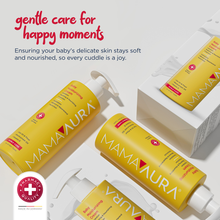 Mamaaura Baby Moisturizing Cream - cremă hidratantă pentru bebeluși, 200 ml - imagine produs [5]