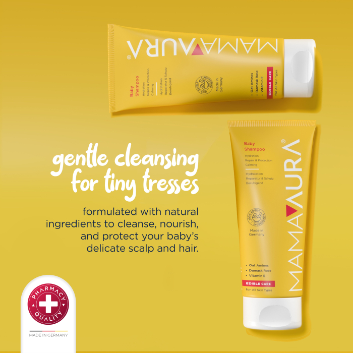 Mamaaura Baby Shampoo - șampon delicat pentru bebeluși, 200 ml - imagine produs [5]