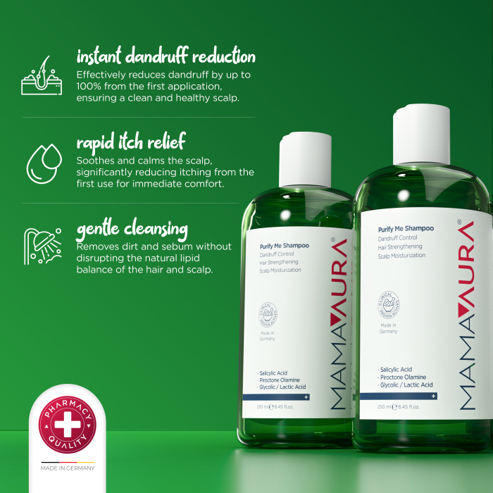 Mamaaura Purify Me - șampon pentru scalp cu mătreață, 250 ml - imagine produs [5]