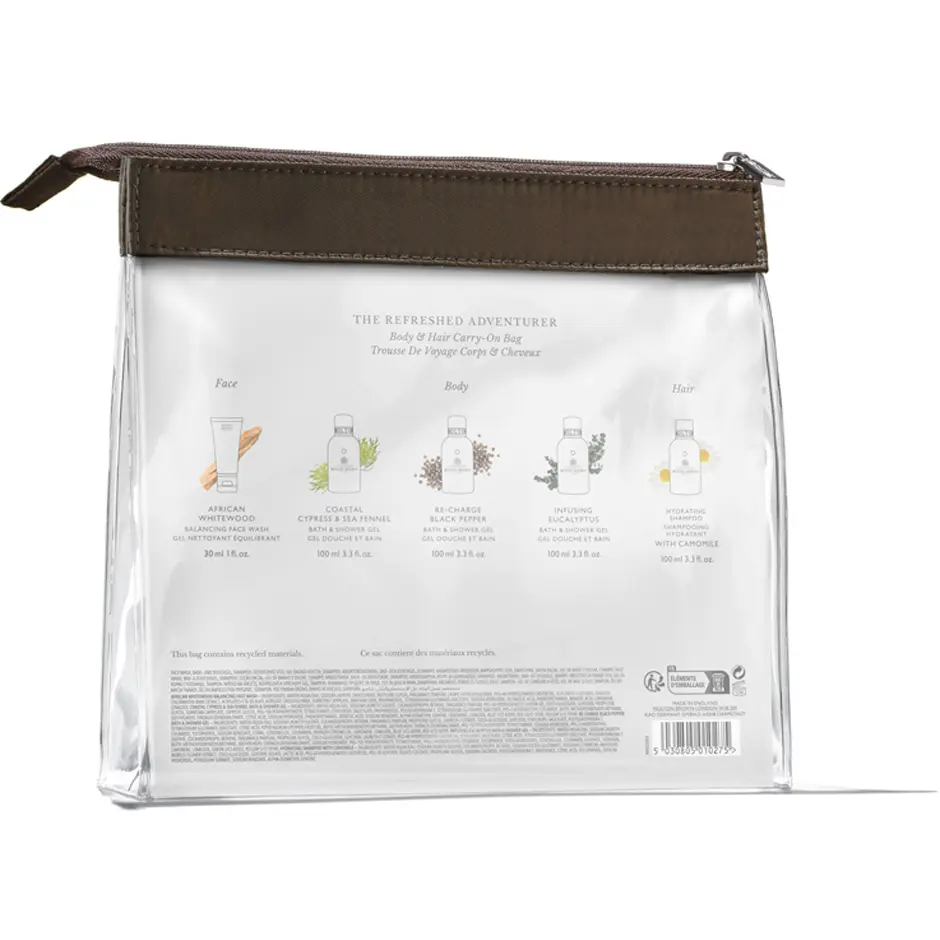 Molton Brown The Refreshed Adventurer Body Hair Carry On Voyager 4 x Gel de dus 100 ml + Crema de fata 30 ml - Eterna Beauty [2]