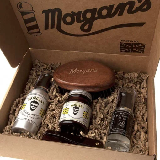 Morgans Pomade - Set cadou ingrijire barba Morgan's Gentleman's Beard Grooming Gift Set | Eterna Beauty [3]