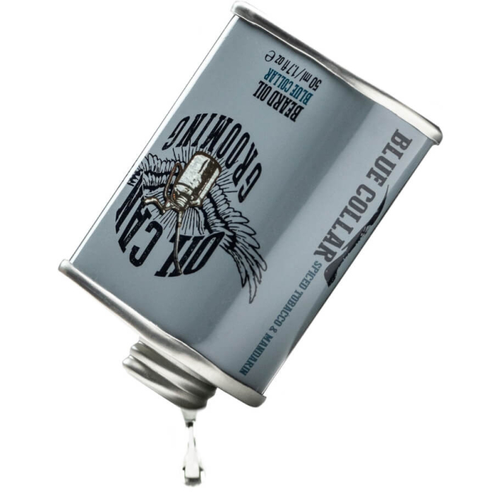 Oil Can Grooming - Ulei de barbă Blue Collar, 50 ml - imagine principală [3]