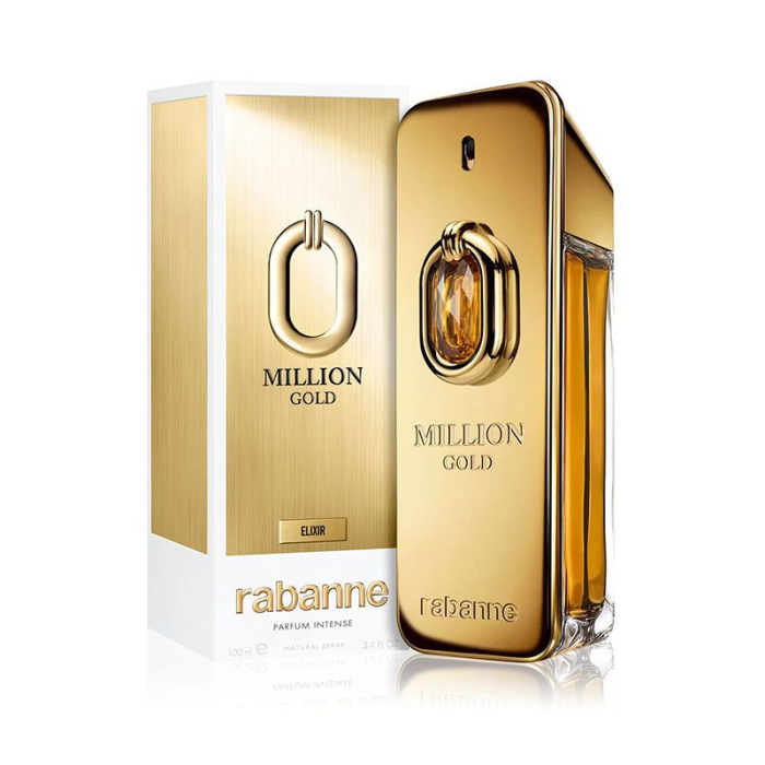 Rabanne Million Gold Elixir - Parfum Intense, 100 ml, Bărbați - imagine principală [2]