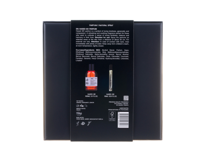 Labor8 HASED 481 Set Cadou: Apa De Parfum 100 Ml + Apa De Parfum 10 Ml Unisex | Eterna Beauty [3]