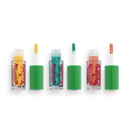 The Grinch x Revolution Don't Give a Grinch - Set 3 farduri lichide, 3 x 1,8 ml - imagine produs [3]